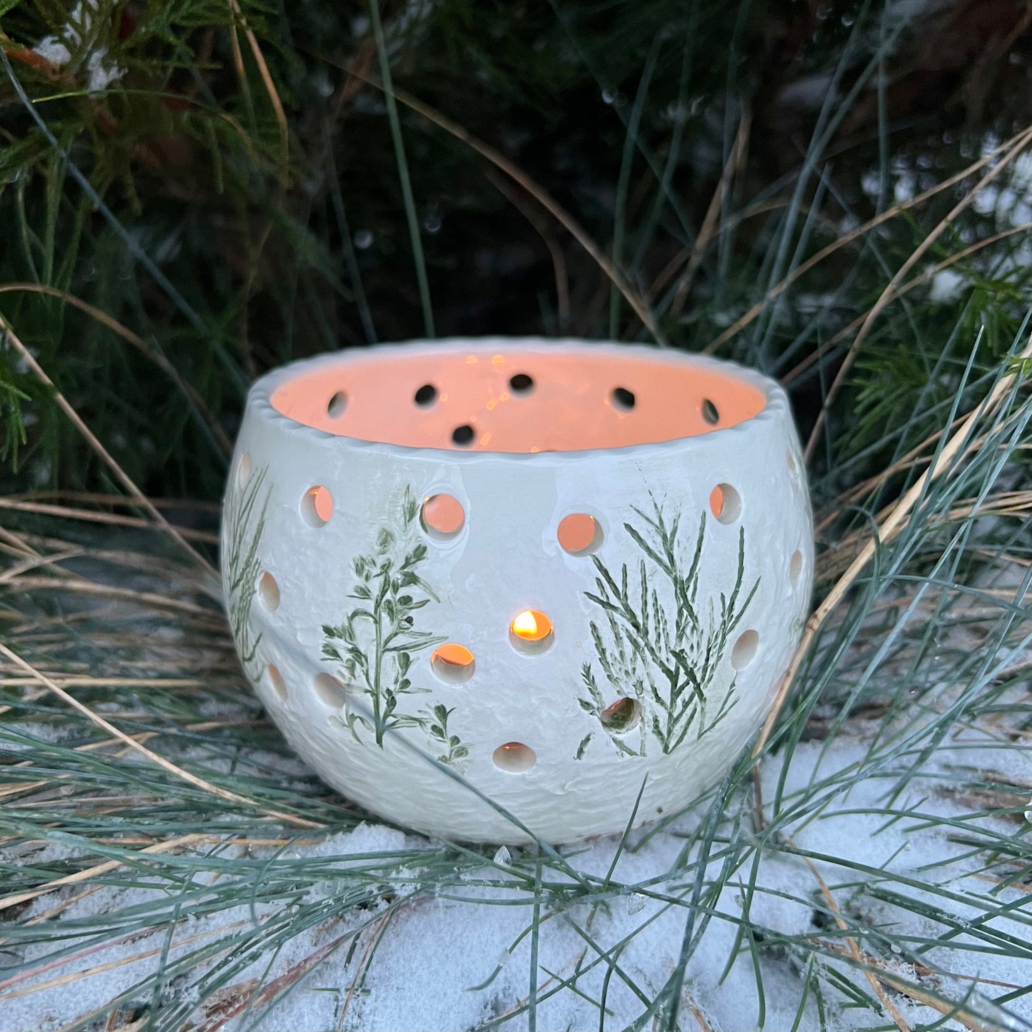 Laterna / Svečturis Sniegs