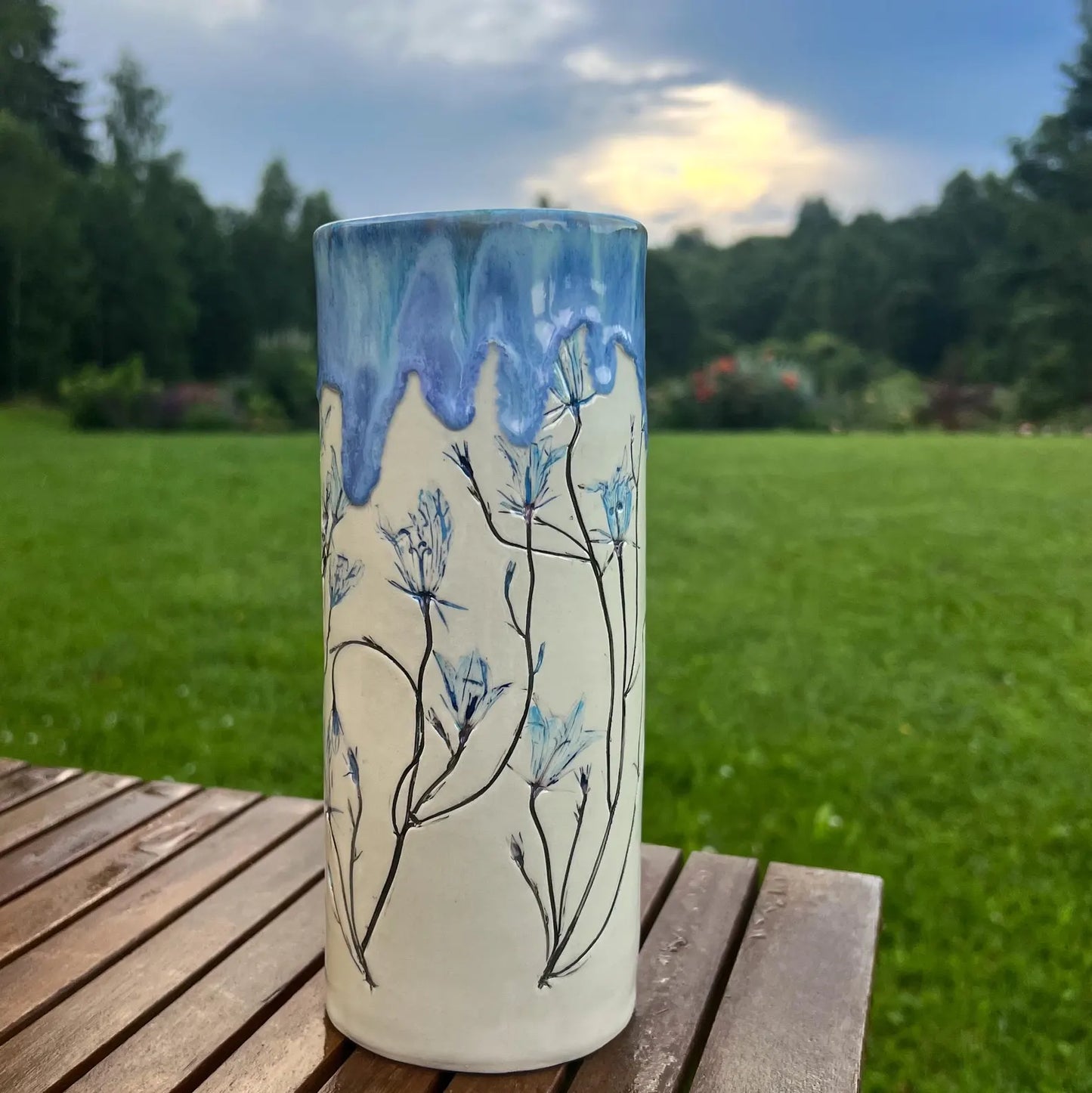 Vāze Zilie Zvaniņi