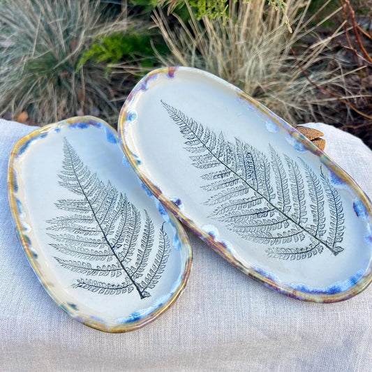 Šķīvis ar papardi