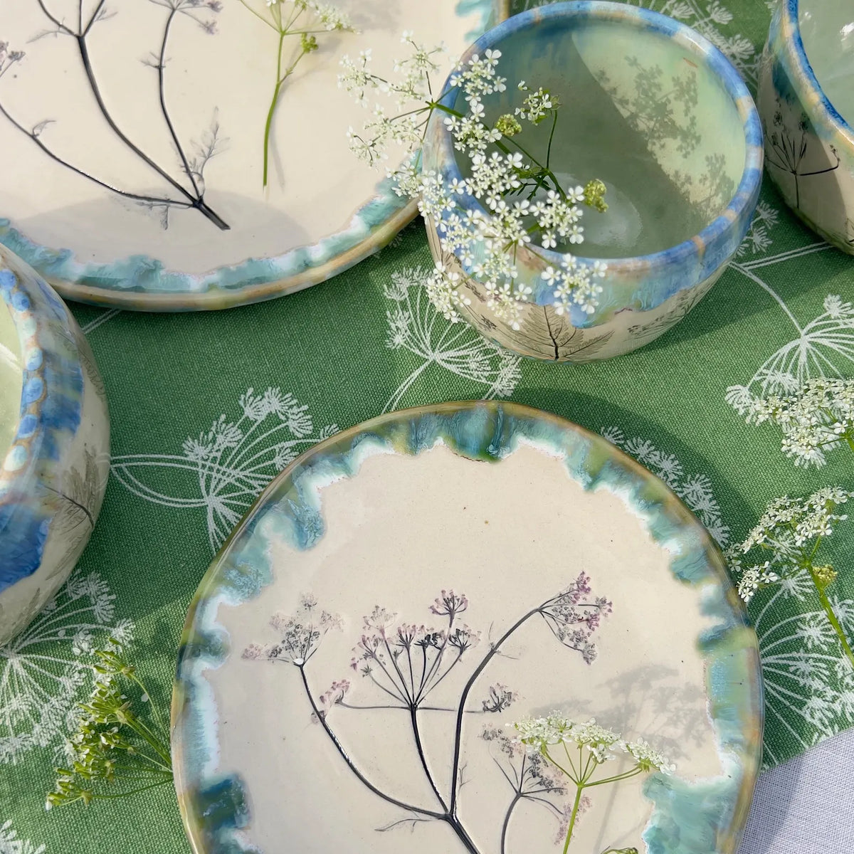 Cow Parsley Plate