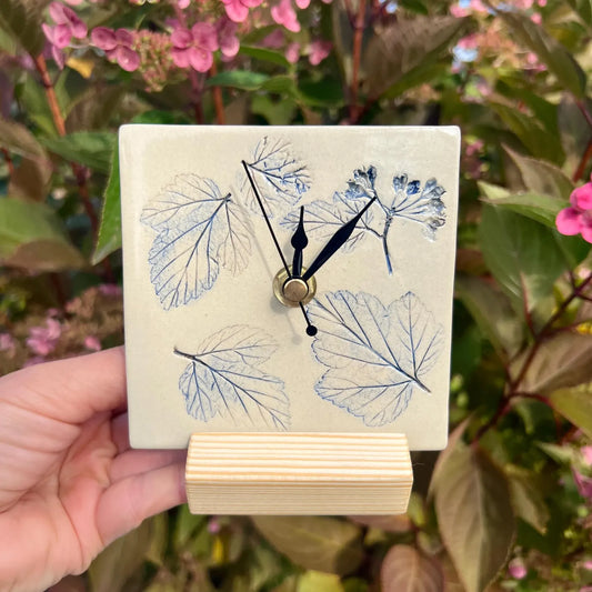Decorative ceramic clock