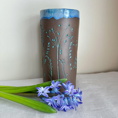 Vase Blue Grass