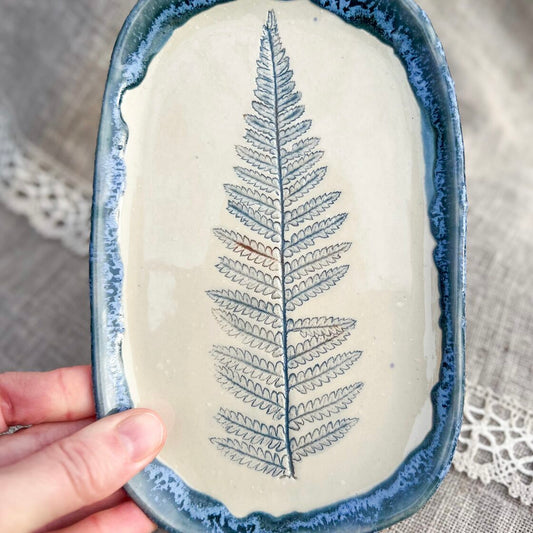 Uzkodu šķīvis Zilā Paparde