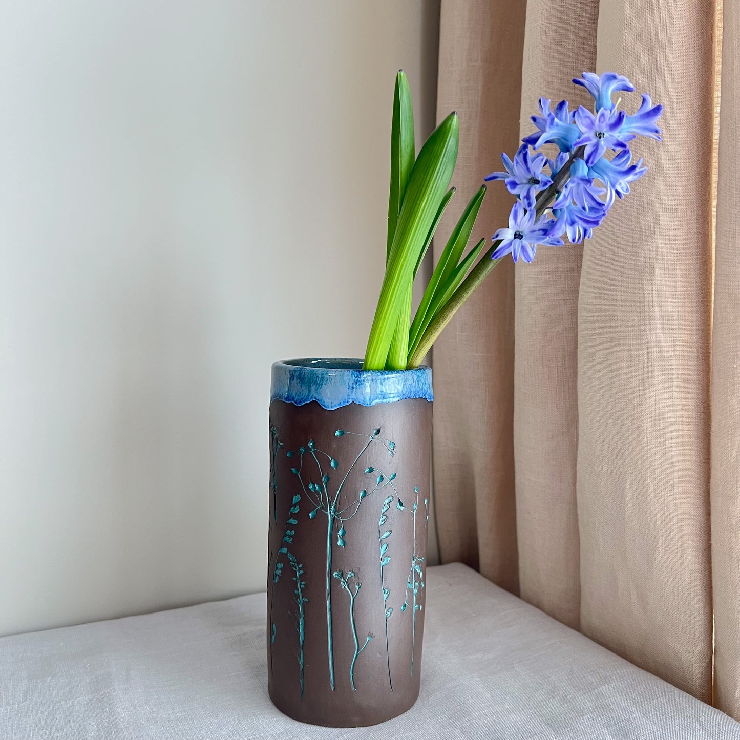 Vase Blue Grass