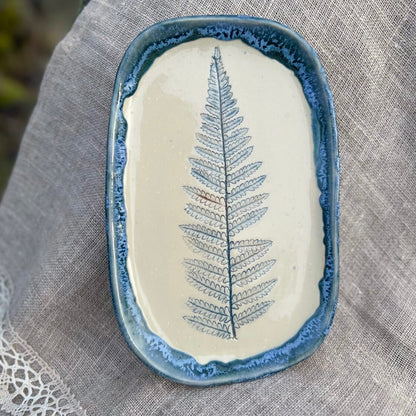 Uzkodu šķīvis Zilā Paparde