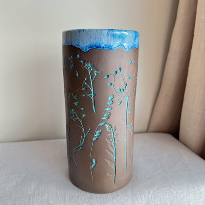 Vase Blue Grass