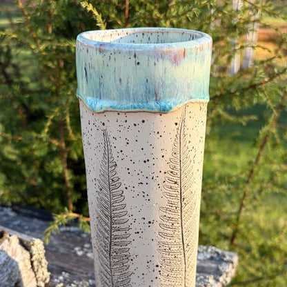 Rustic vase with Ferns