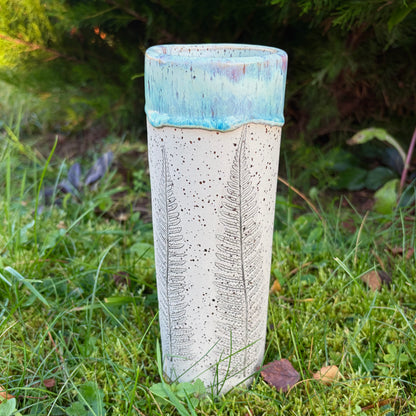 Rustic vase with Ferns