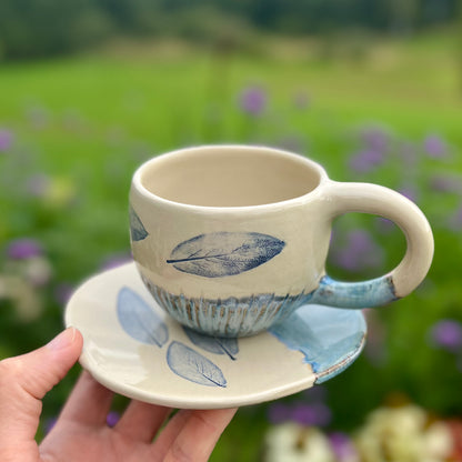 Cup and Saucer set Sage