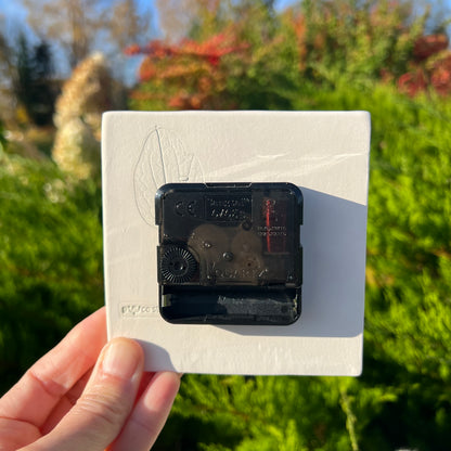Nature-inspired ceramic clock