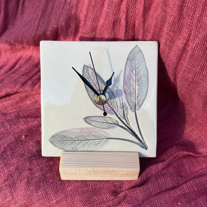 Nature-inspired ceramic clock