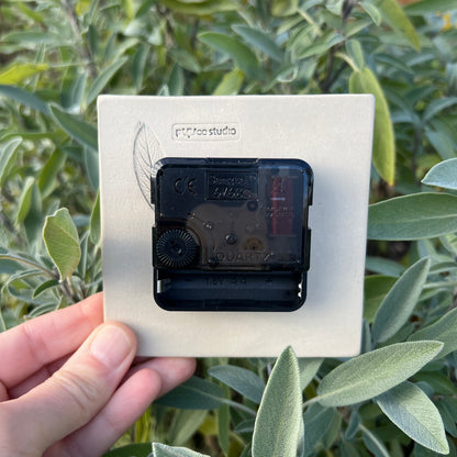 Nature-inspired ceramic clock