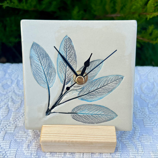 Nature-inspired ceramic clock