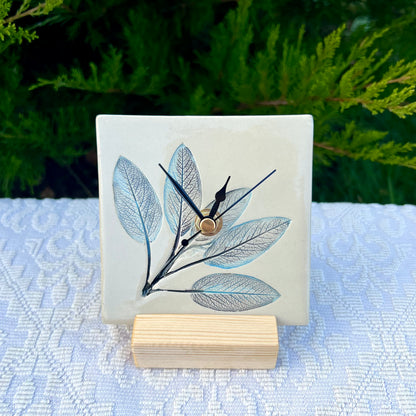 Nature-inspired ceramic clock
