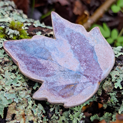 Ceramic Leaf Brooch 1