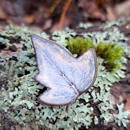 Ceramic Leaf Brooch 12