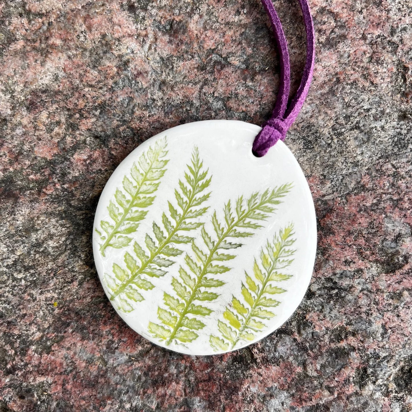 Ceramic Pendant Ferns