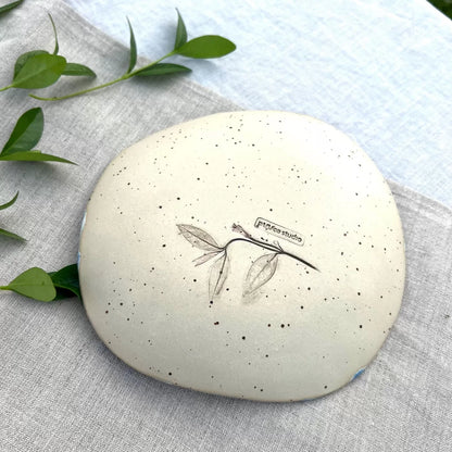 Lēzena bļoda Zilie ziedi