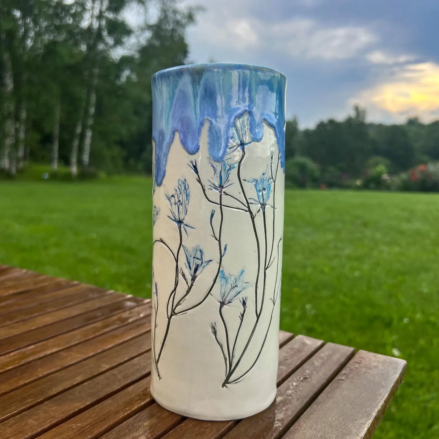 Vāze Zilie Zvaniņi