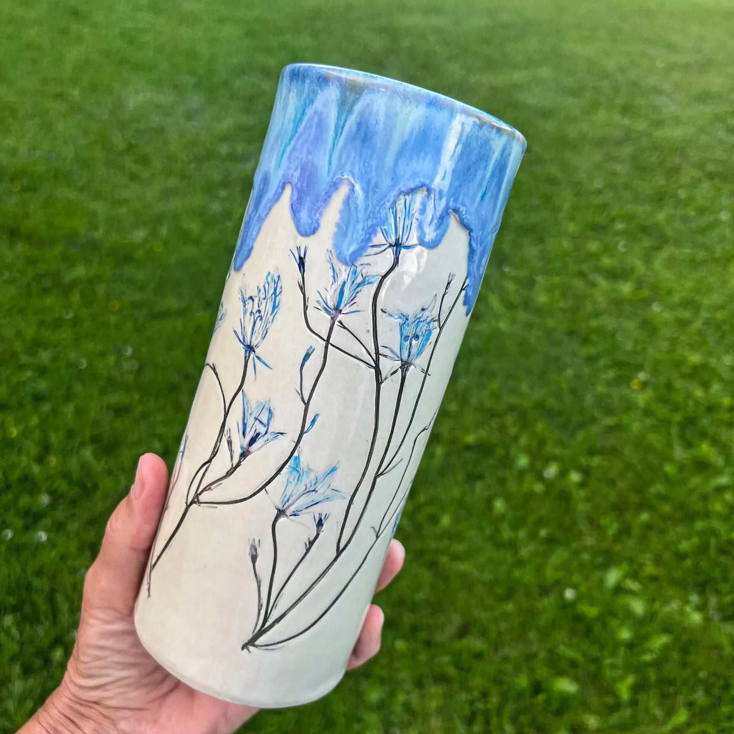 Vāze Zilie Zvaniņi