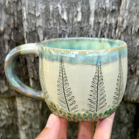 Kafijas krūze Papardītes