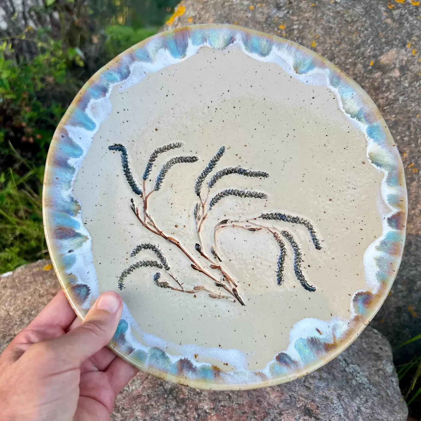 Liels šķīvis Lazdas ziedēšana