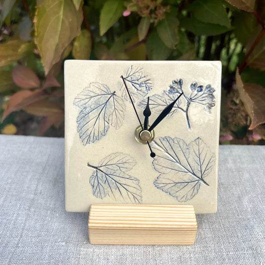 Decorative ceramic clock